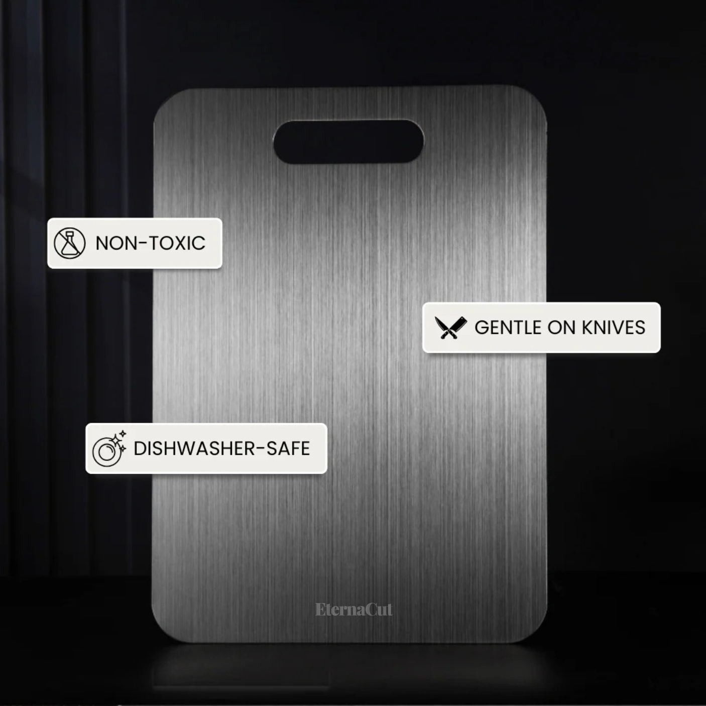 Titanware™ 100% Pure Titanium Cutting Board